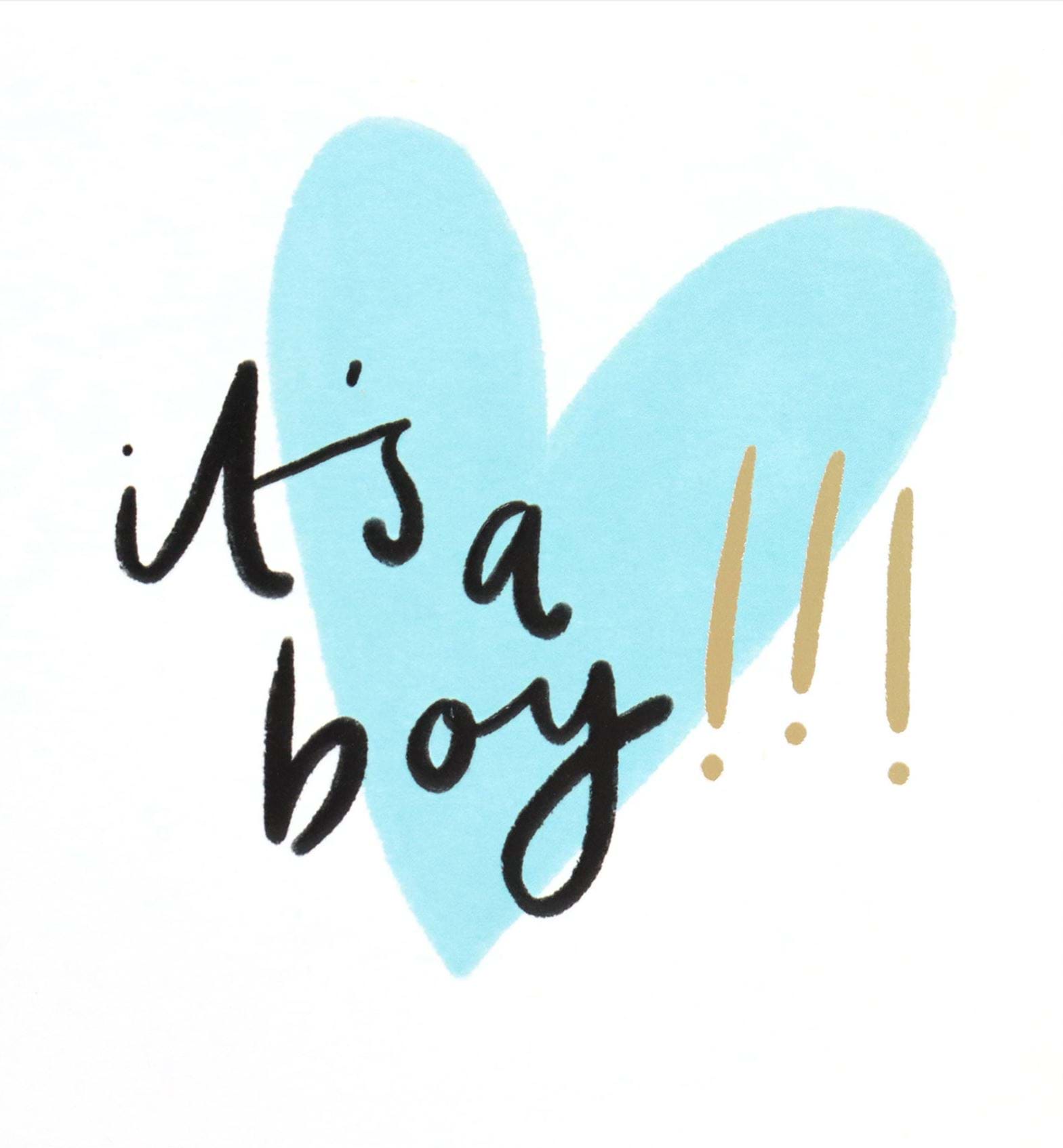 It's a Boy New Baby Boy Card