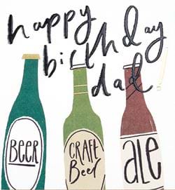 Craft Beer Dad Birthday Card