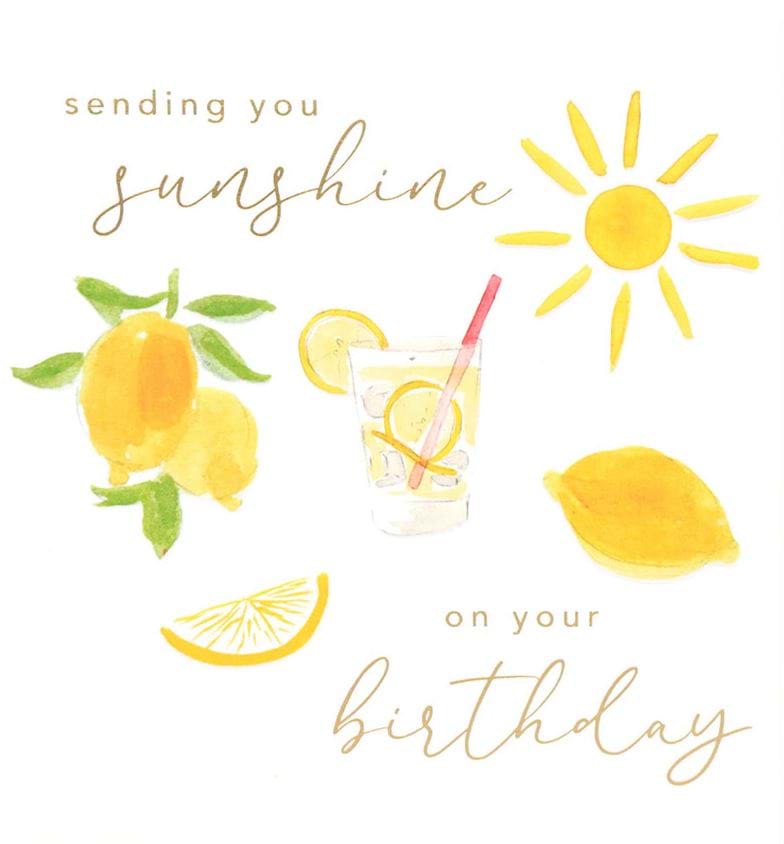 Lemonade Birthday Card