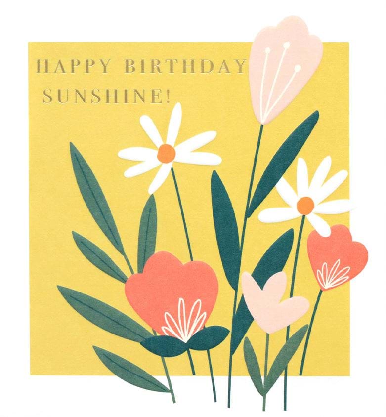 Sunshine Birthday Card