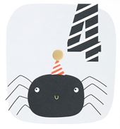Spider 4th Birthday Card