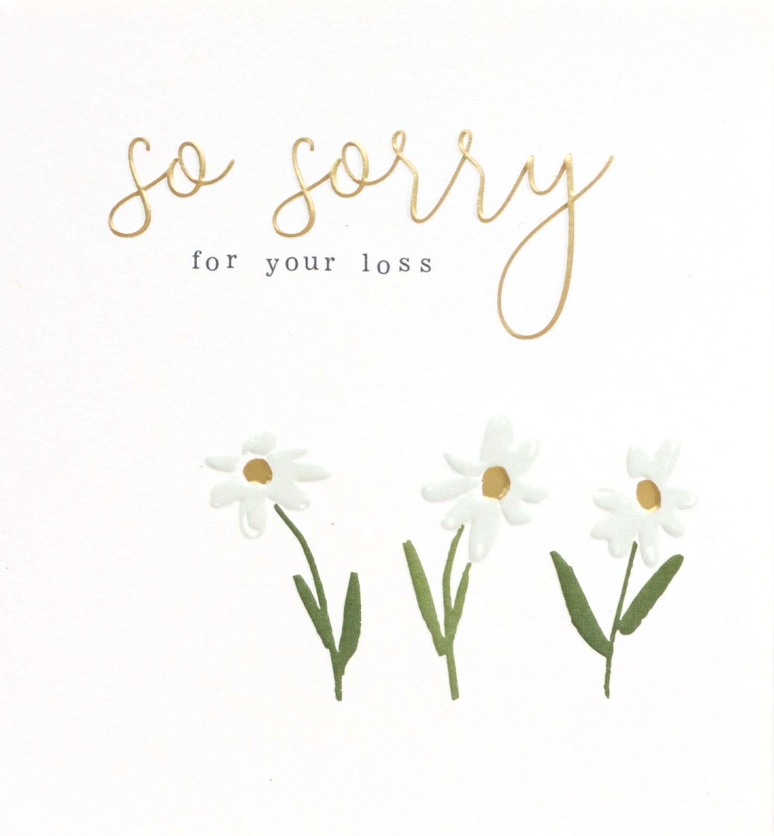 Daisy Sympathy Card