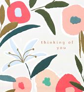 Poppies Thinking of you Card