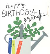 Watering Can Grandpa Birthday Card