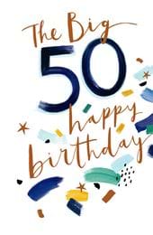 The Big 50 Birthday Card
