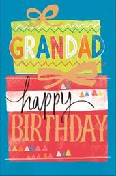 Presents Grandad Birthday Card