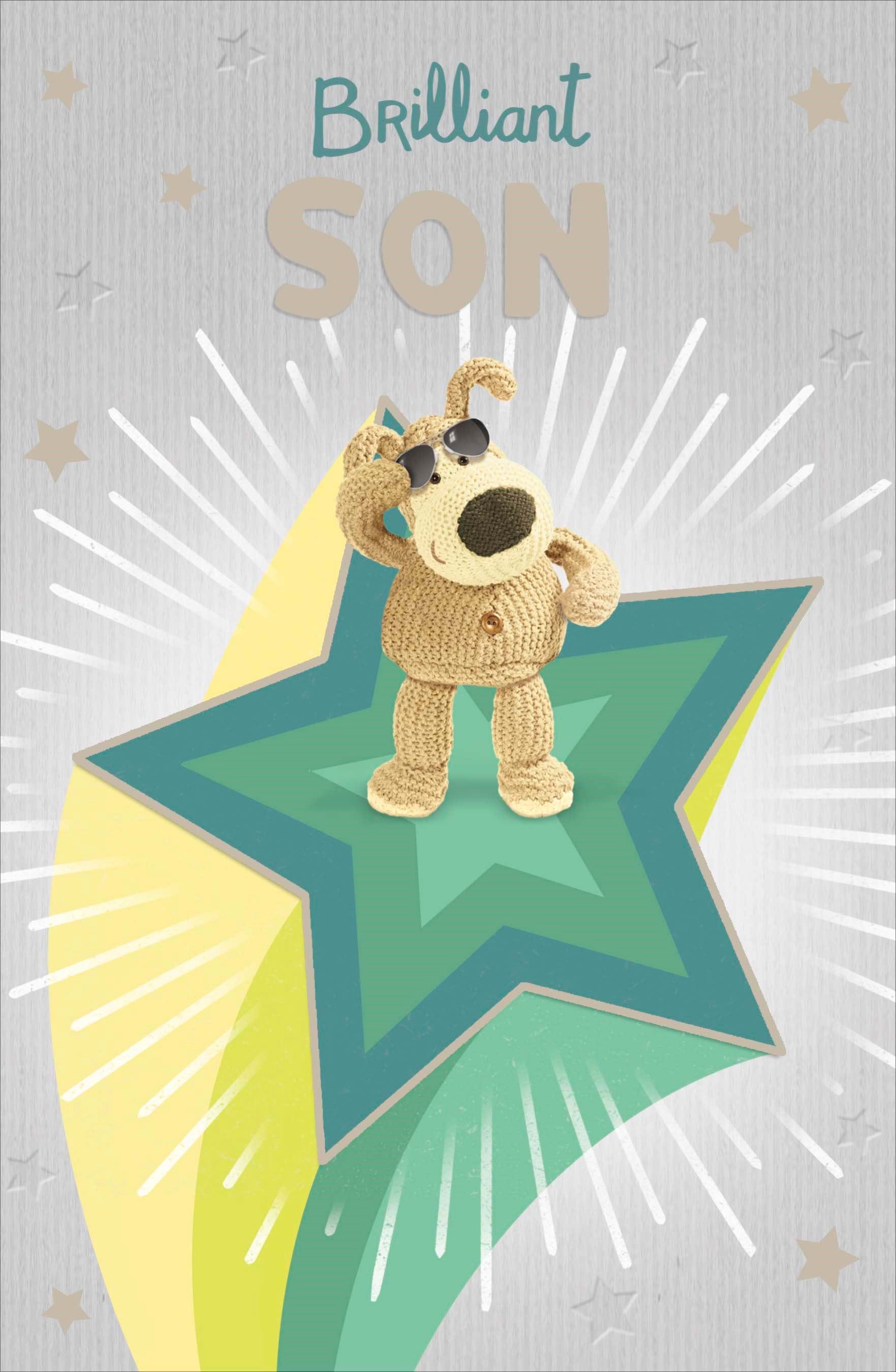 Star Son Birthday Card