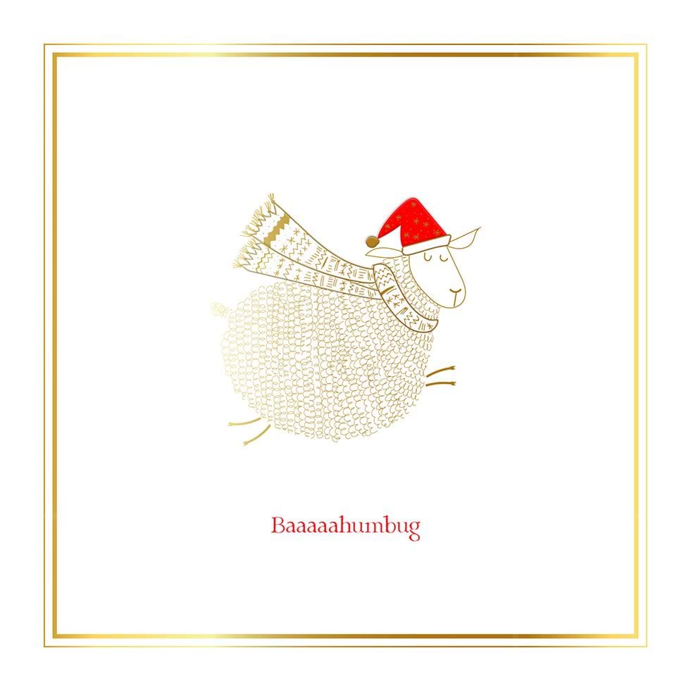Baaahumbug, British Heart Foundation Christmas Card Pack (10)