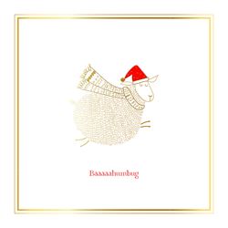 Baaahumbug, British Heart Foundation Christmas Card Pack (10)