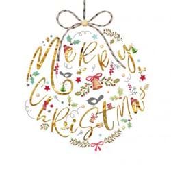 Bauble, Multiple Sclerosis UK Christmas Card Pack (10)