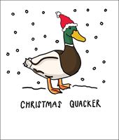 Quacker Christmas Card