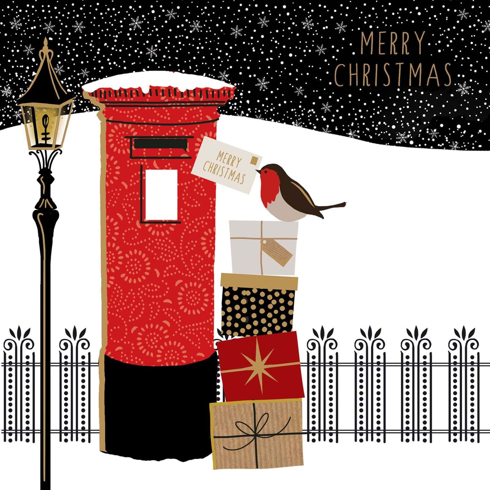 Postbox Christmas Card