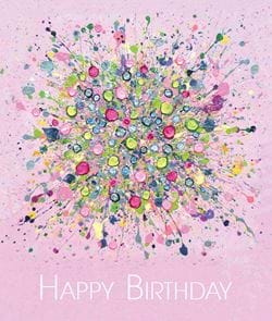 Bursting With Love Birthday Card