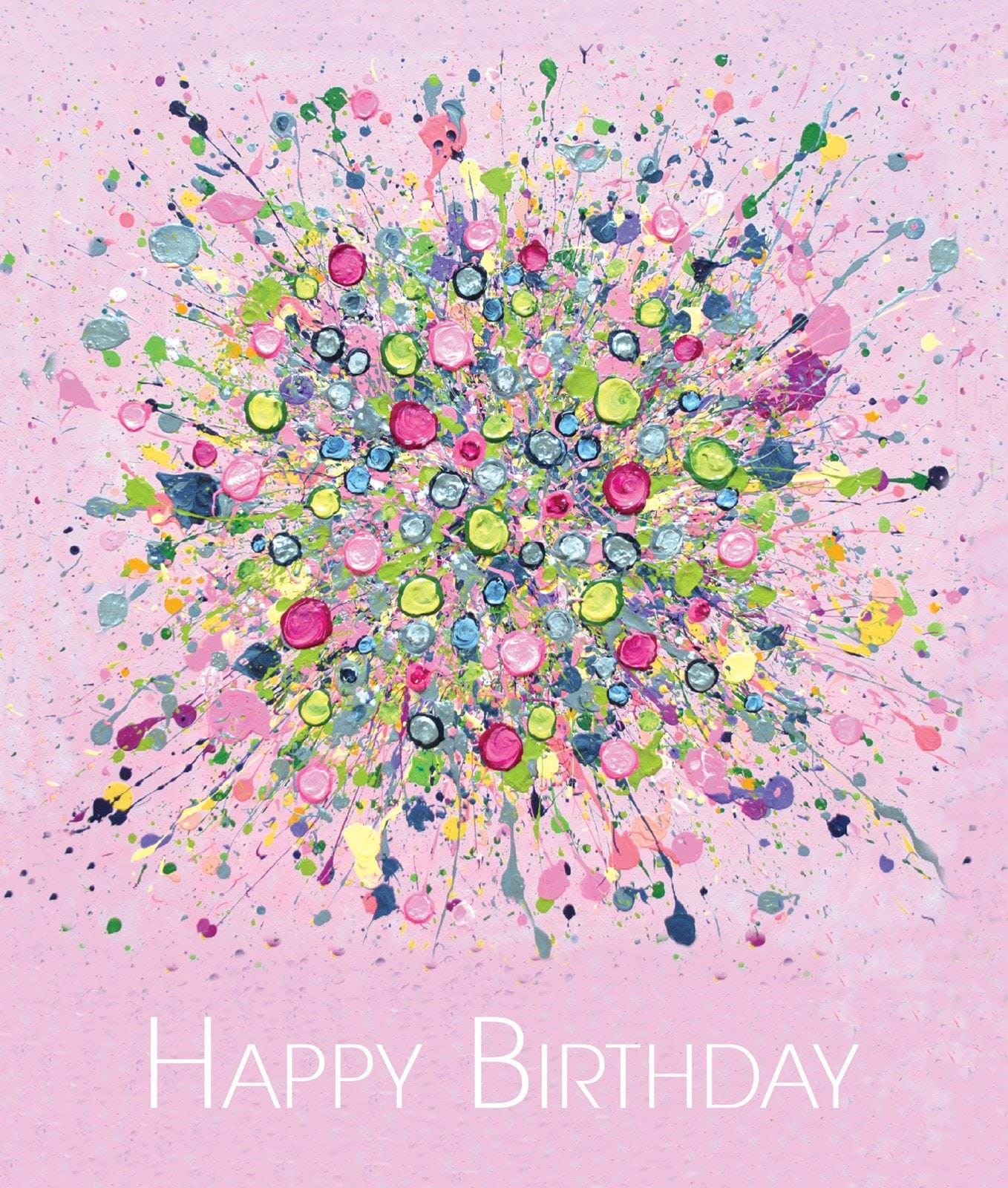 Bursting With Love Birthday Card