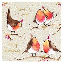 Robins Christmas Card