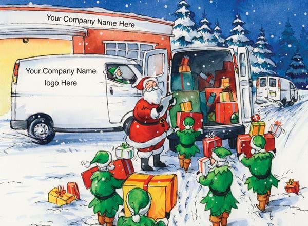 The Final Consignment - Front Personalised Christmas Card
