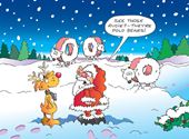 Polo Bears - Personalised Christmas Card
