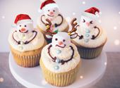 Christmas Cupcakes - Personalised Christmas Card