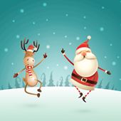 Tap Dancing - Personalised Christmas Card