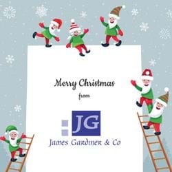 Christmas Elves - Front Personalised Christmas Card
