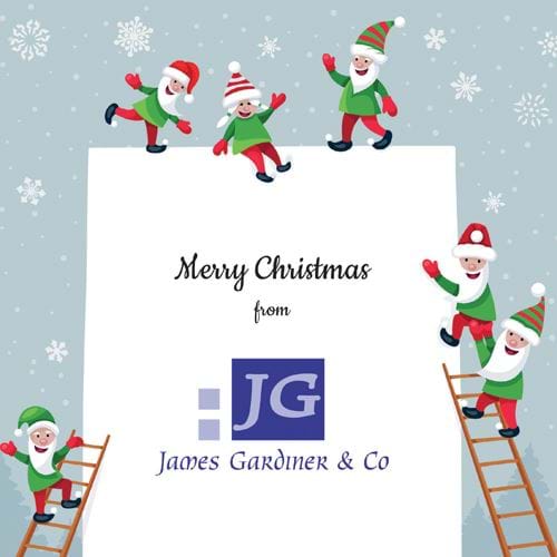 Christmas Elves - Front Personalised Christmas Card