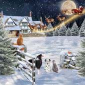 Waiting for Christmas - Personalised Christmas Card