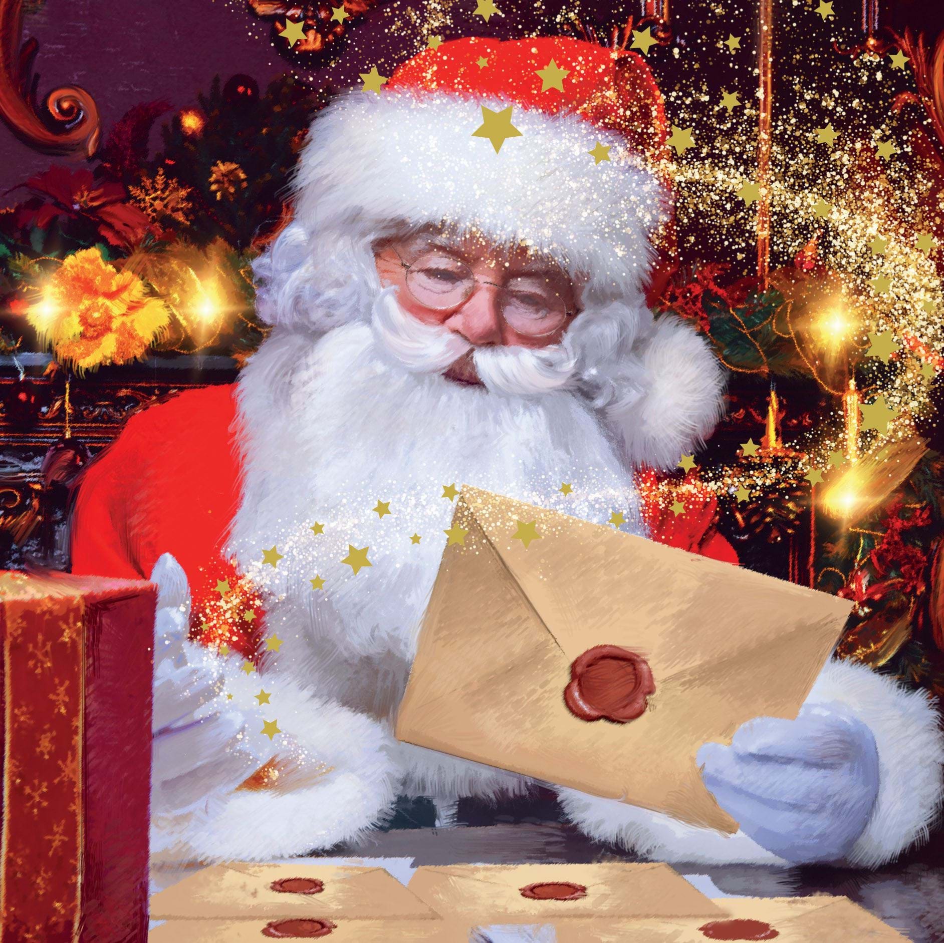 Santa's Magic - Personalised Christmas Card