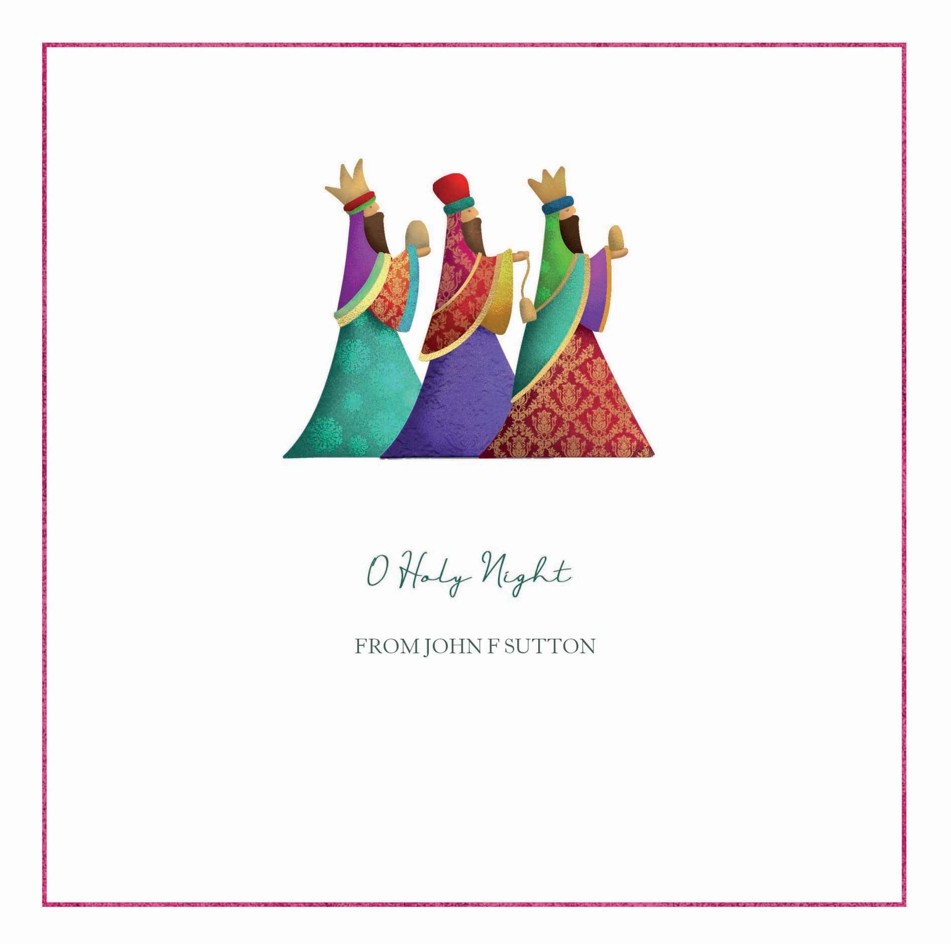 We Three Kings - Front Personalised Christmas Card