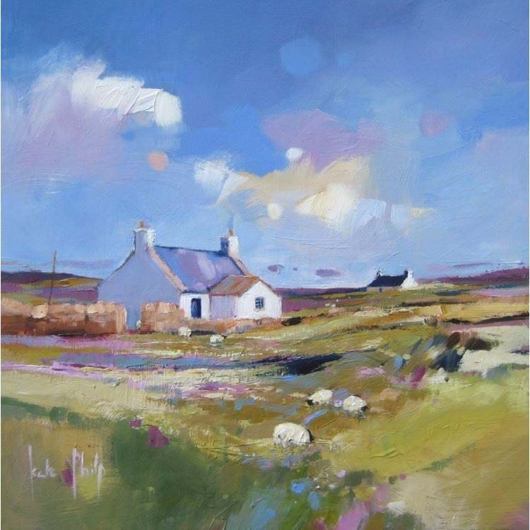 Island Croft Iona Greeting Card