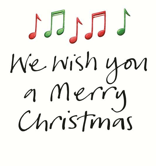 We Wish you a Merry Christmas Card