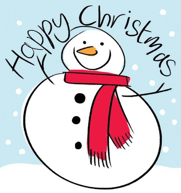 Snowman Christmas Card