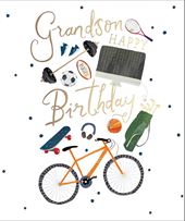 Hobbies Grandson Birthday Card