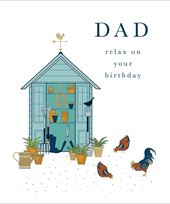 Garden Shed Dad Birthday Card