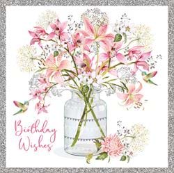 Lilies Birthday Card
