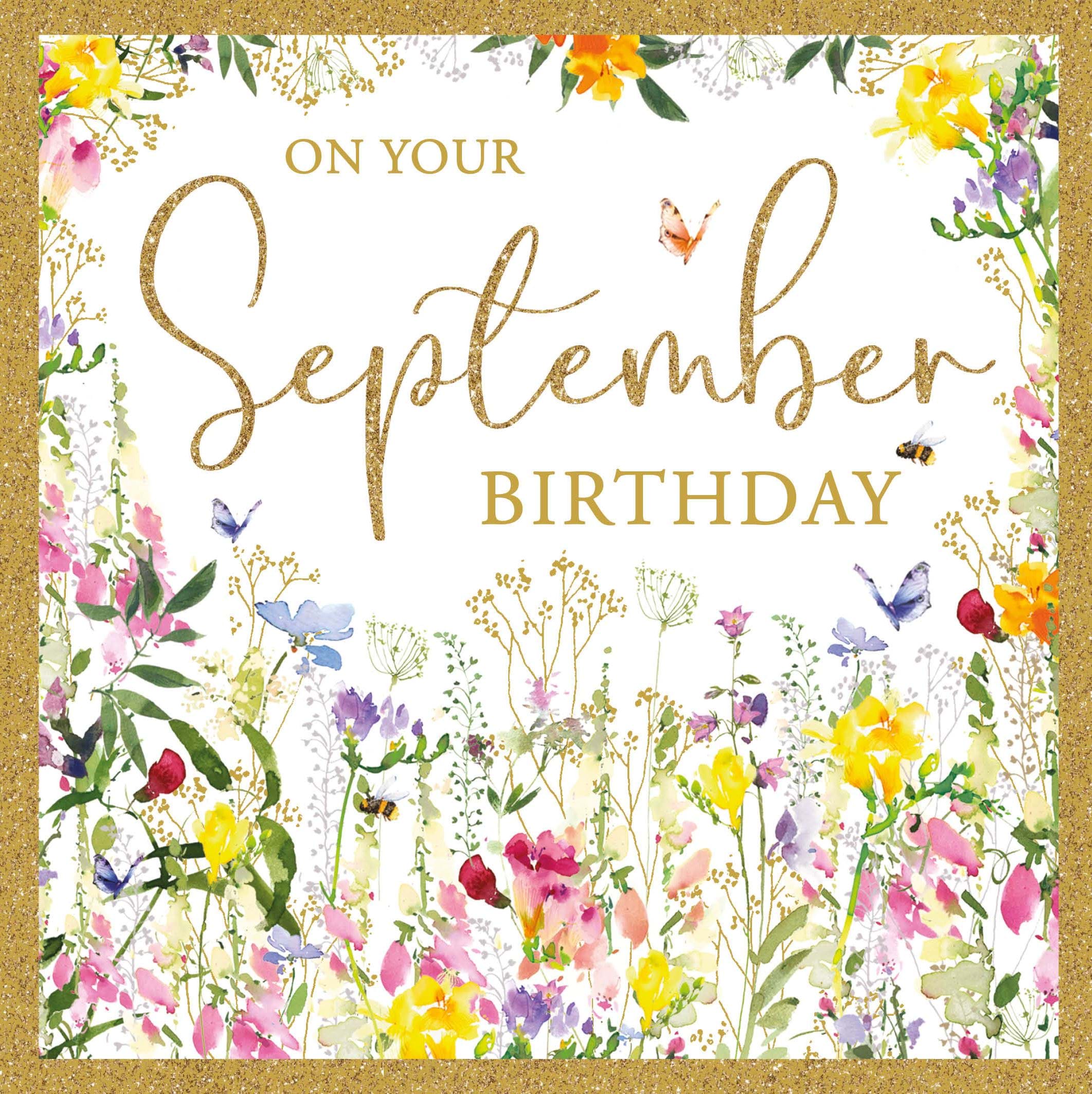 September Birthday Card