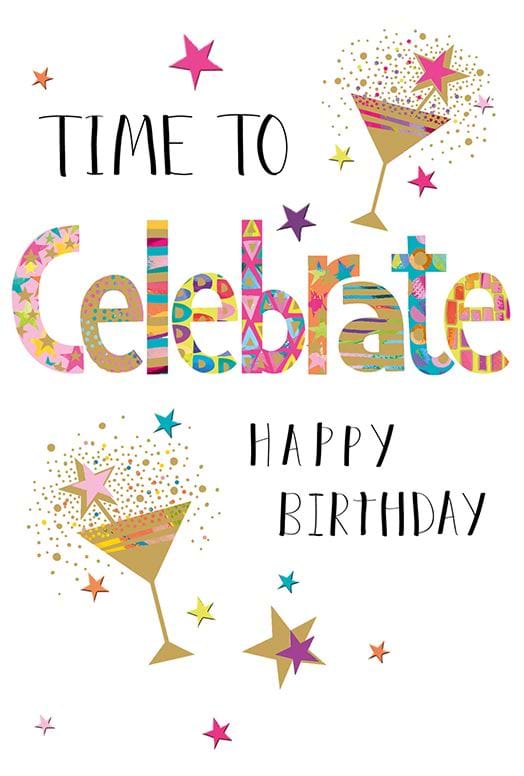 Time to Celebrate Birthday Card