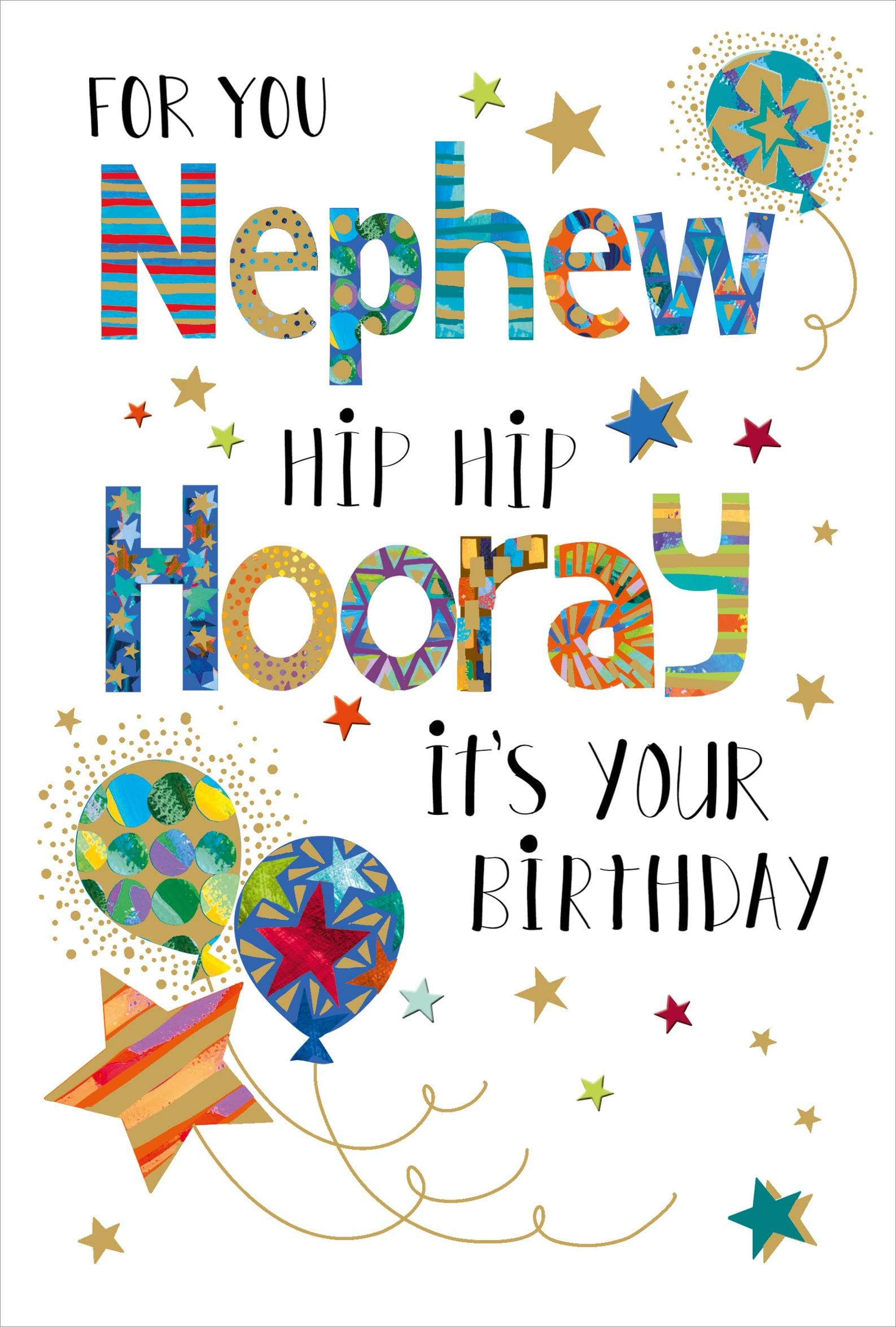 Hooray Nephew Birthday Card