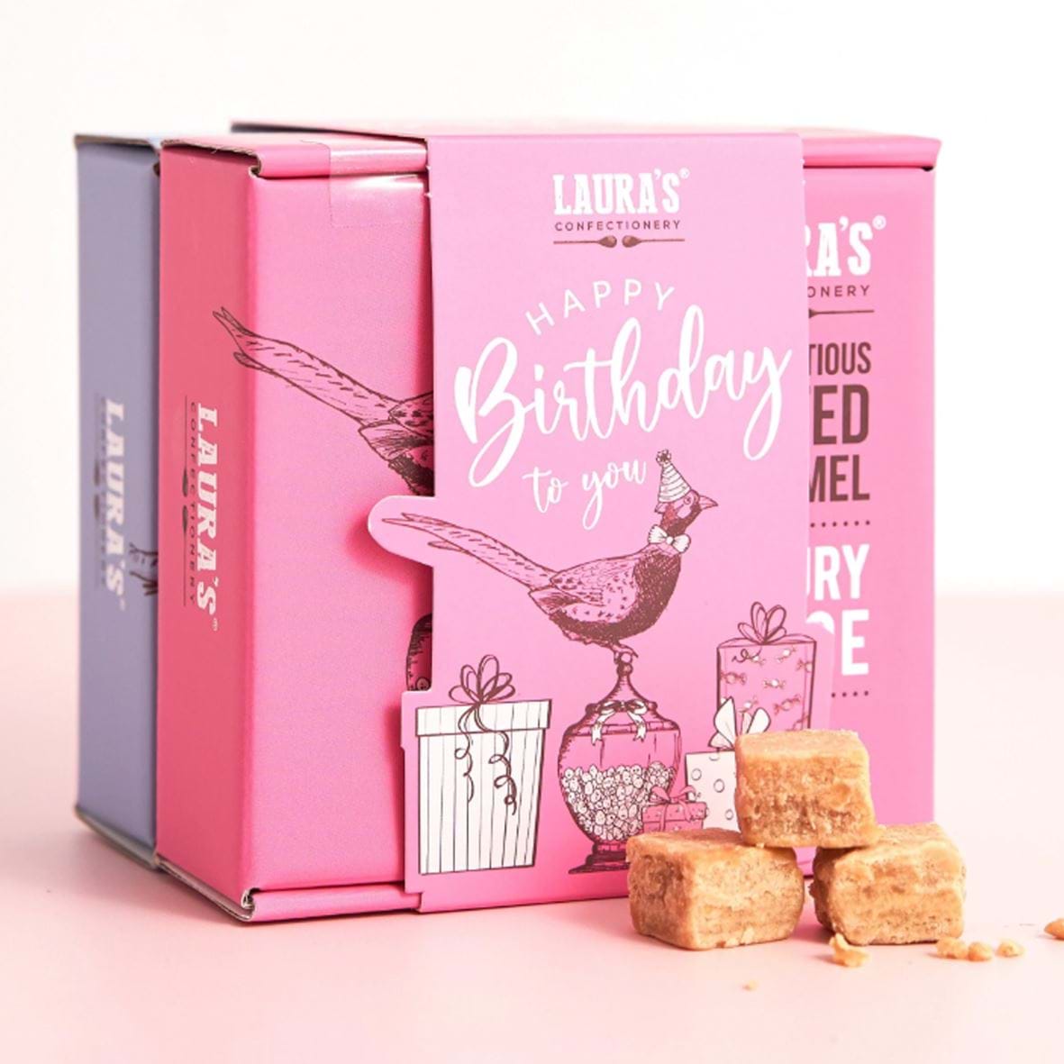 Happy Birthday Fudge Duo - Brilliant Butter and Salted Caramel