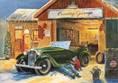 Country Garage - Personalised Christmas Card