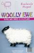 Woolly Ewe Fridge Magnet