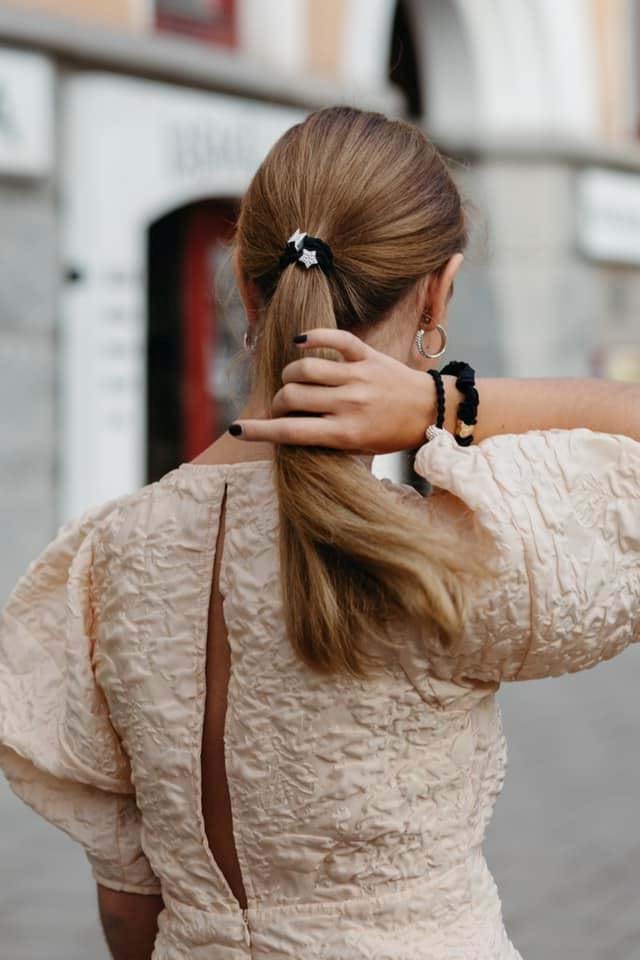Sagittarius Zodiac Hair Bobble/ Bracelet - Soft Pink