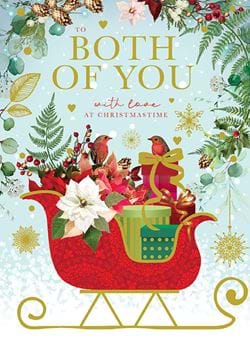 Sleigh Both of You Christmas Card