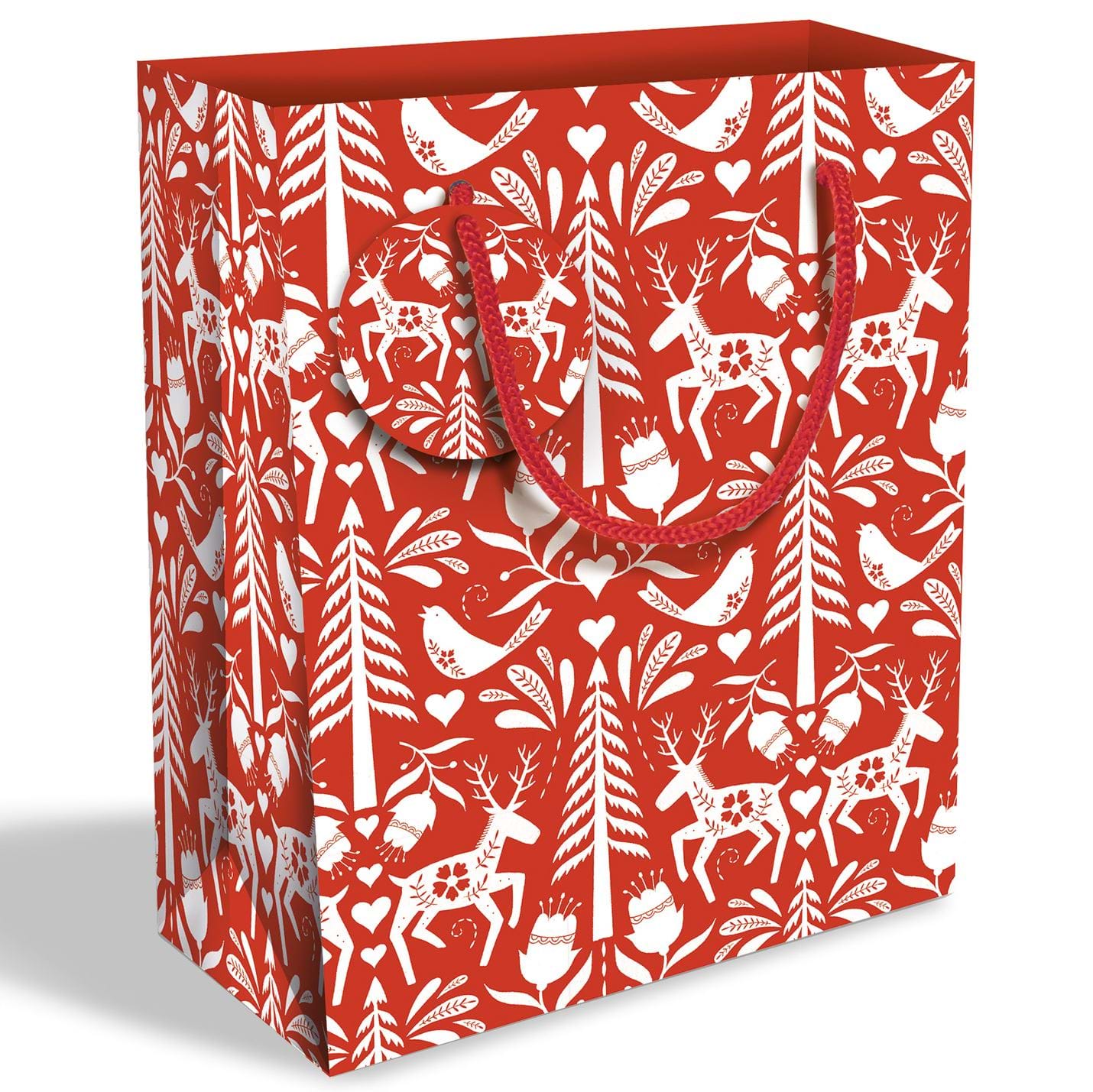 Scandi Medium Christmas Gift Bag