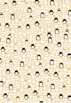Penguins Christmas Wrapping Paper