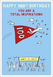 Total Inspiration 100th Birthday Card