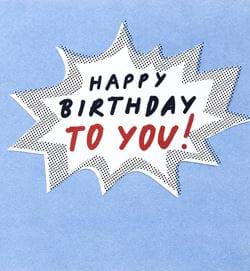 To You Birthday Card