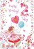 Toadstool 2nd Birthday Card