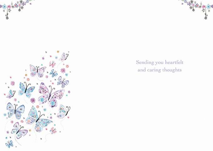 Butterflies Thinking of You Card