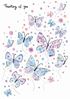 Butterflies Thinking of You Card