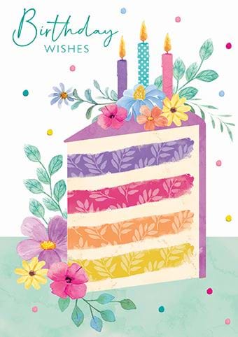 Cake Slice Birthday Card